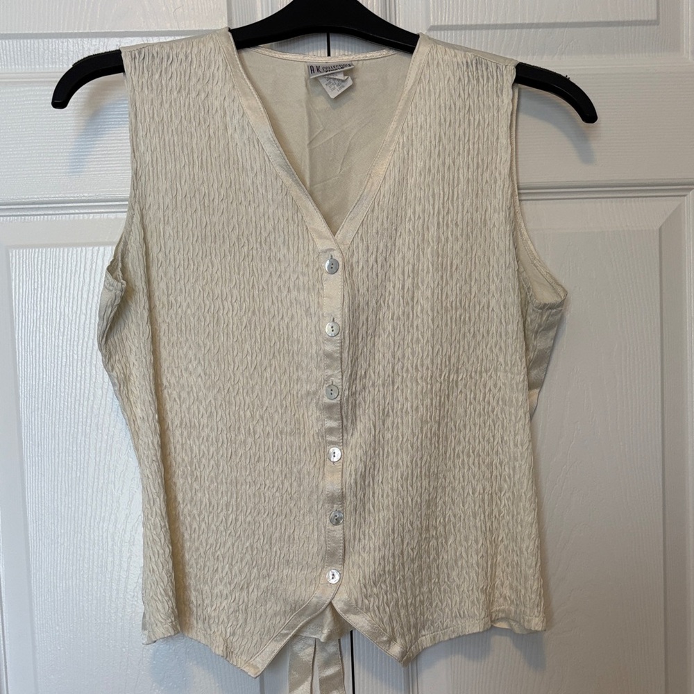 Elegant Cream Vest